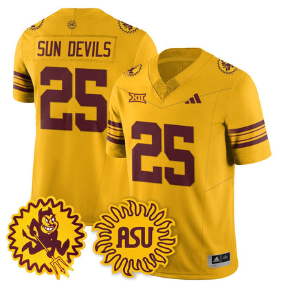 Men's Arizona State Sun Devils 1975 Throwback Uniform - All Stitched