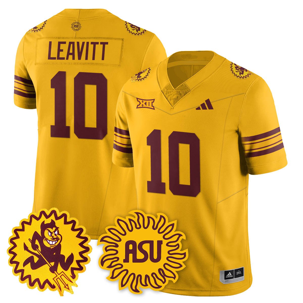Men's Arizona State Sun Devils 1975 Throwback Uniform - All Stitched