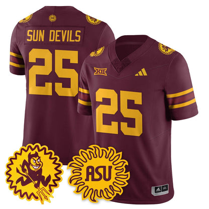 Men's Arizona State Sun Devils 1975 Throwback Uniform - All Stitched