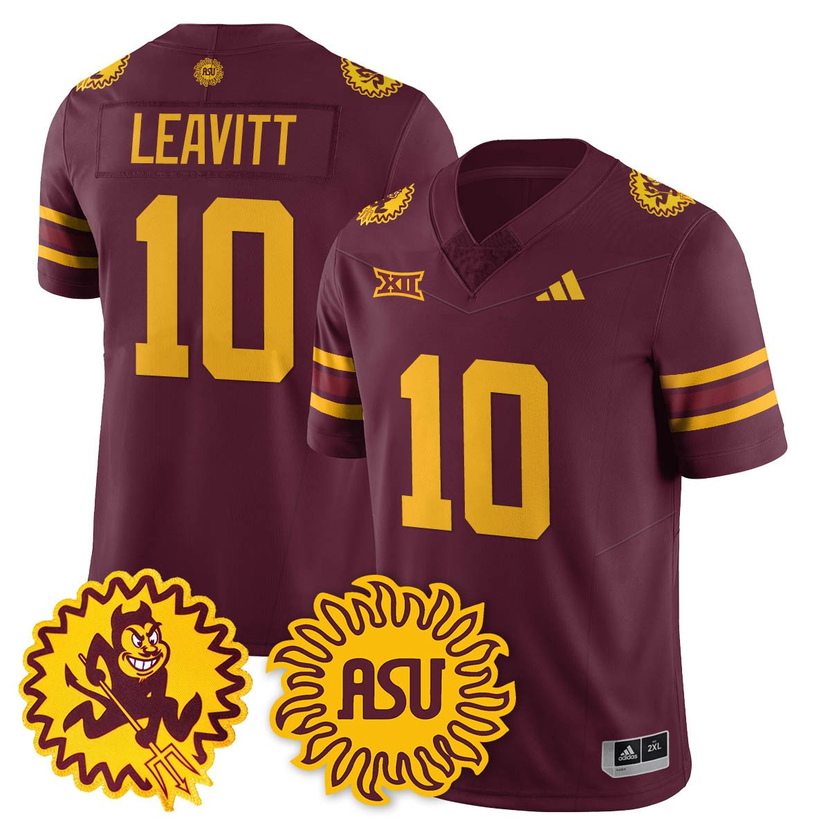 Men's Arizona State Sun Devils 1975 Throwback Uniform - All Stitched