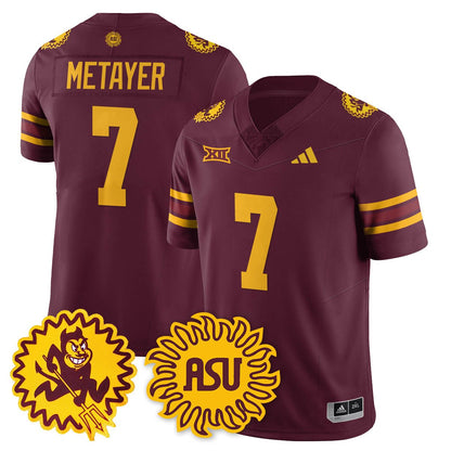 Men's Arizona State Sun Devils 1975 Throwback Uniform - All Stitched