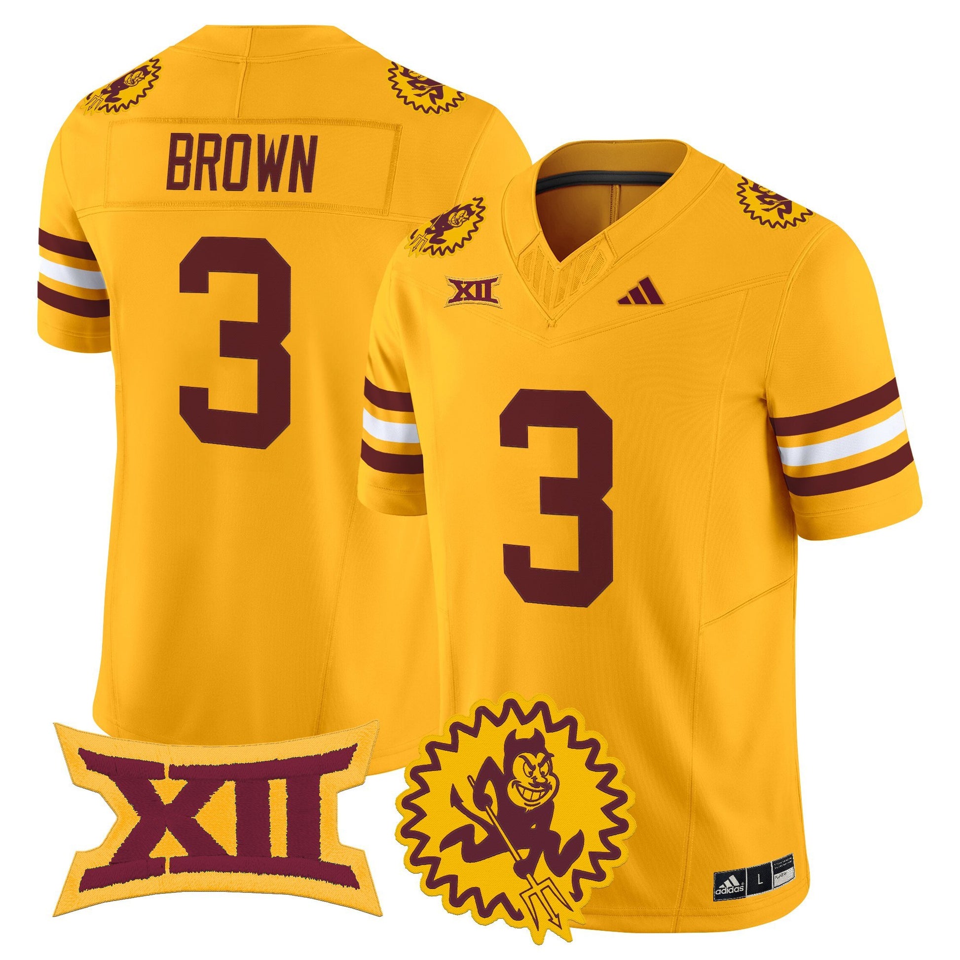 Men's Arizona State Sun Devils 1975 Throwback Vapor Limited Jersey - All Stitched