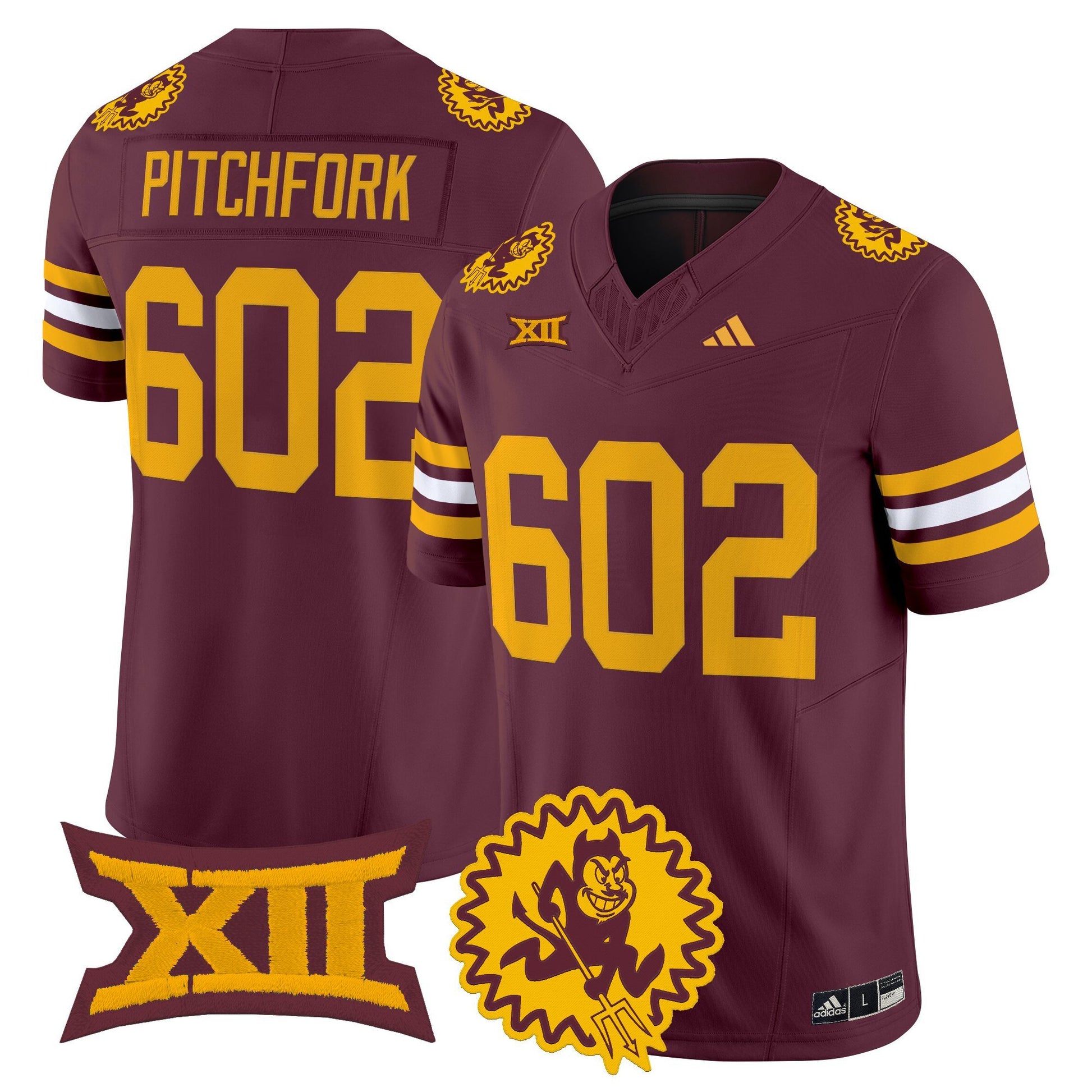 Men's Arizona State Sun Devils 1975 Throwback Vapor Limited Jersey - All Stitched