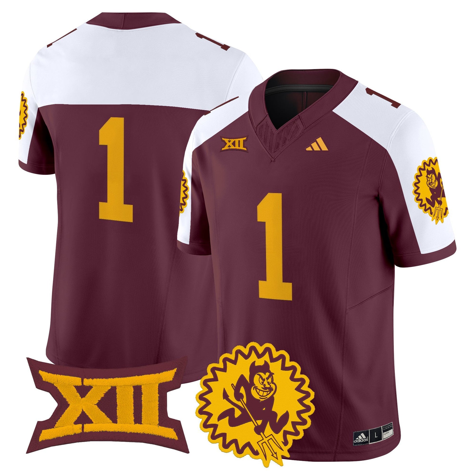 Men's Arizona State Sun Devils 1975 Throwback Vapor Limited Jersey - All Stitched