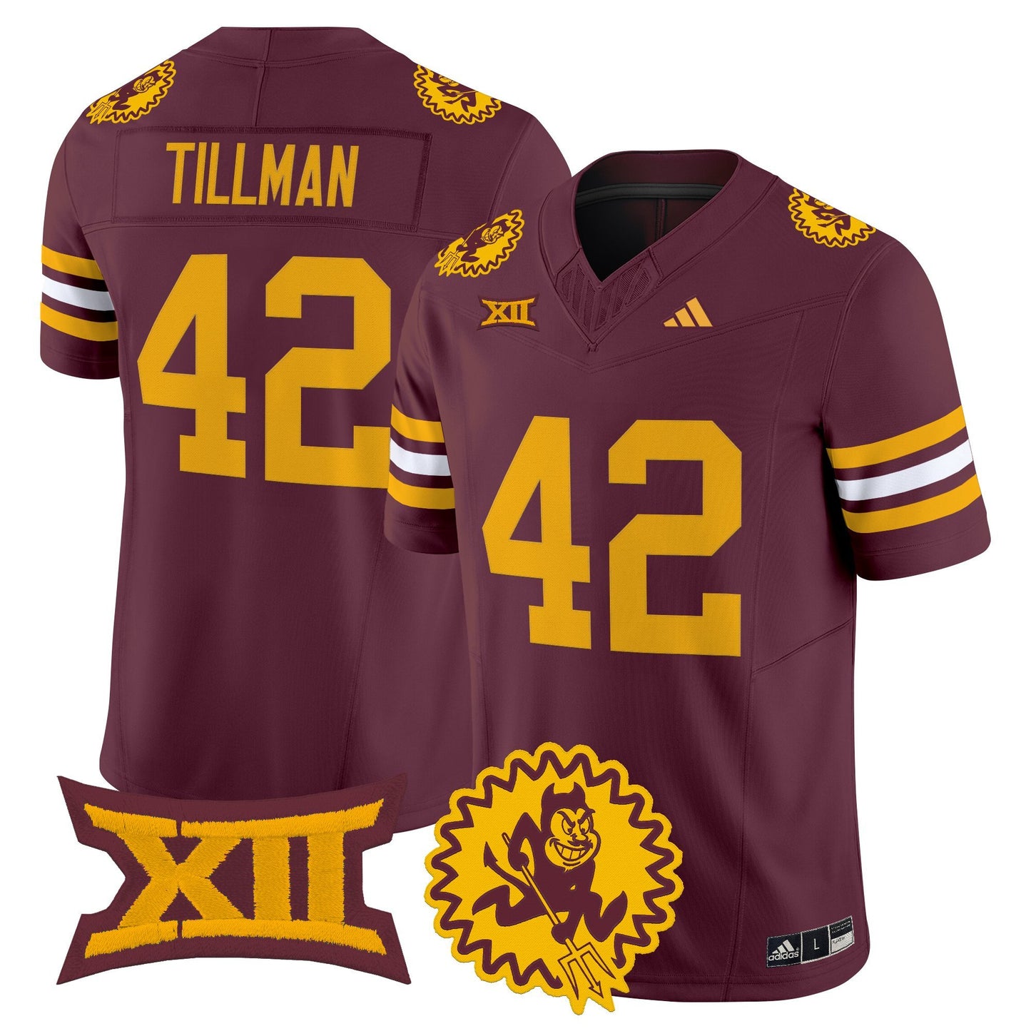 Men's Arizona State Sun Devils 1975 Throwback Vapor Limited Jersey - All Stitched
