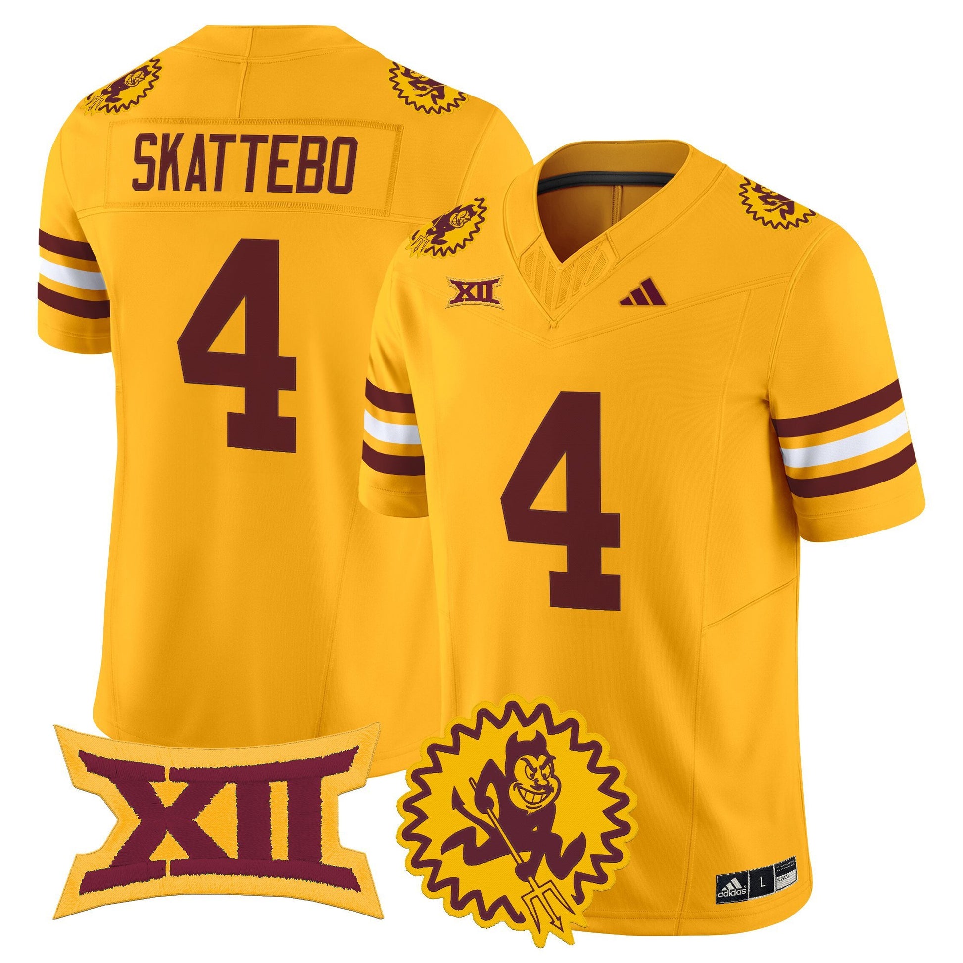 Men's Arizona State Sun Devils 1975 Throwback Vapor Limited Jersey - All Stitched