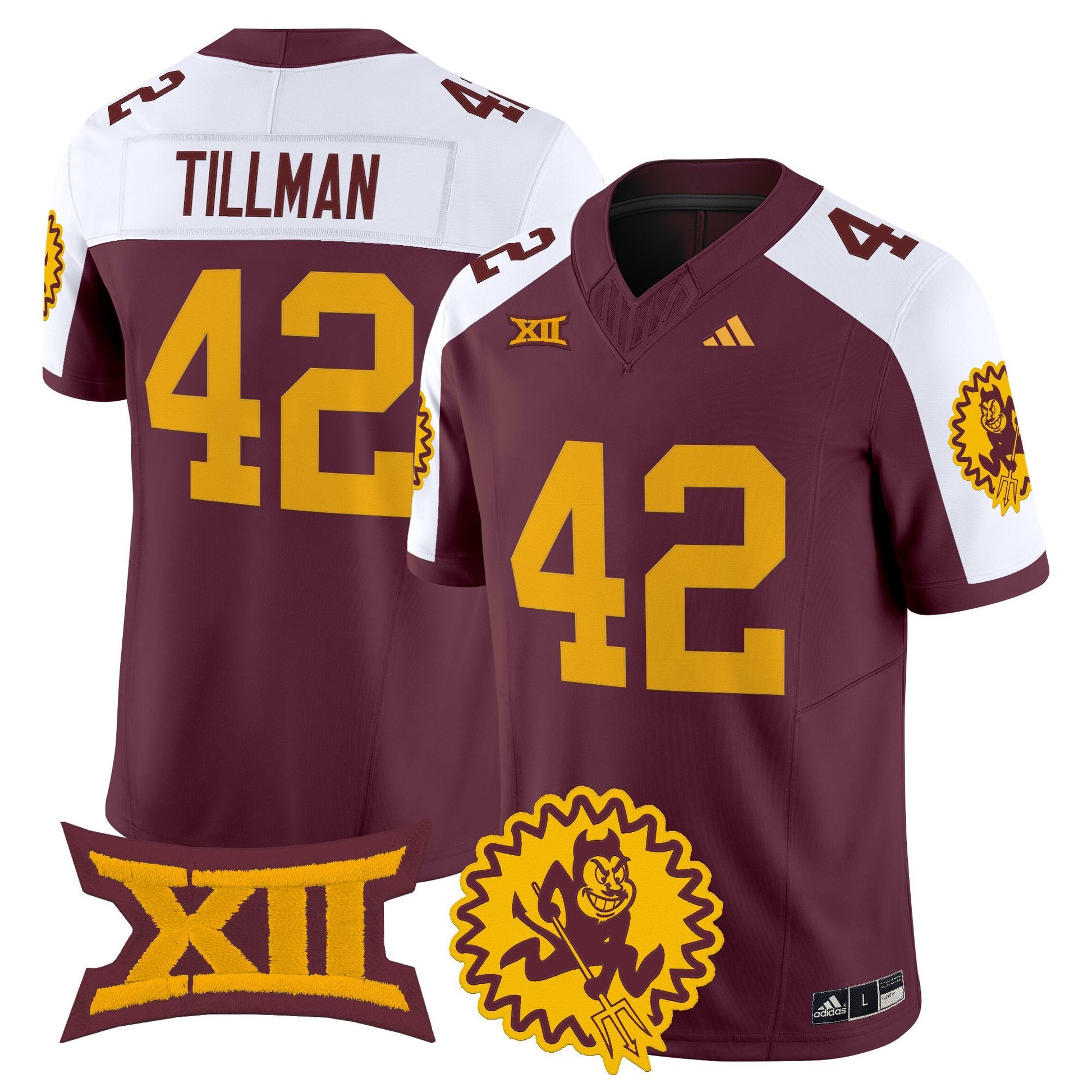Men's Arizona State Sun Devils 1975 Throwback Vapor Limited Jersey - All Stitched