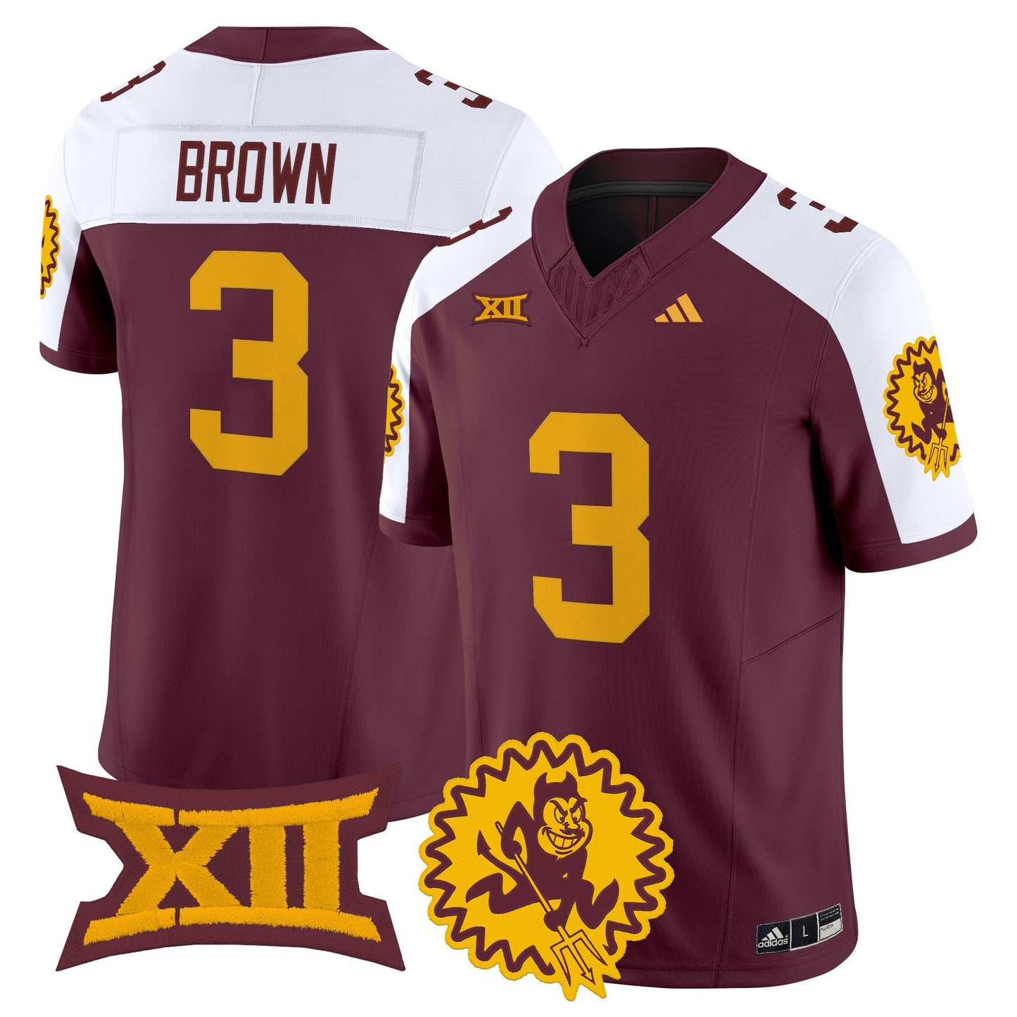 Men's Arizona State Sun Devils 1975 Throwback Vapor Limited Jersey - All Stitched