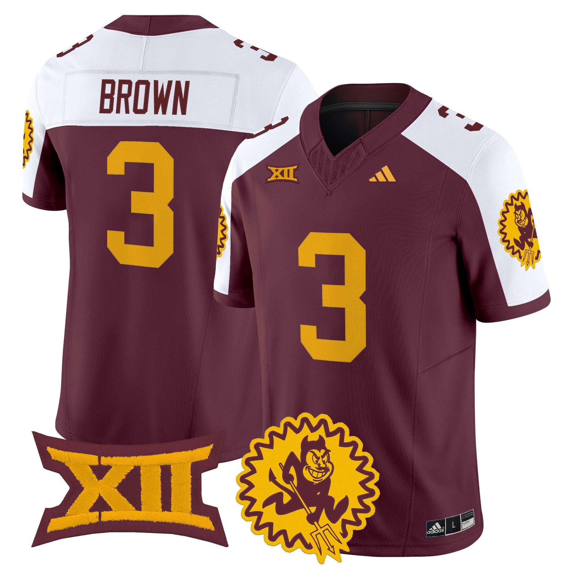 Men's Arizona State Sun Devils 1975 Throwback Vapor Limited Jersey - All Stitched