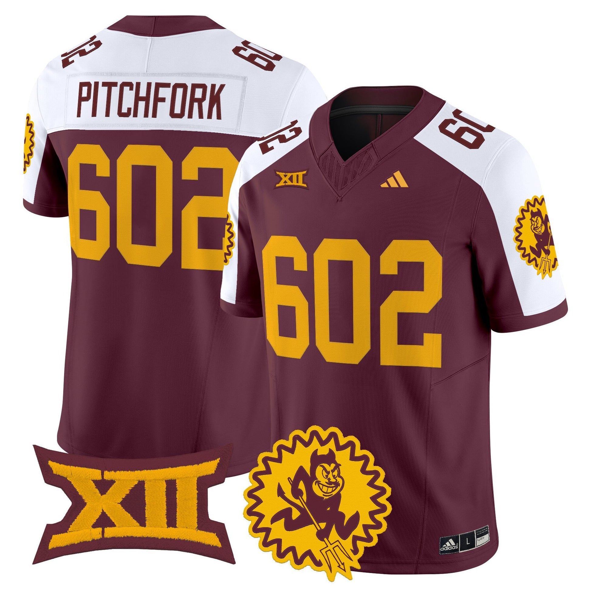 Men's Arizona State Sun Devils 1975 Throwback Vapor Limited Jersey - All Stitched