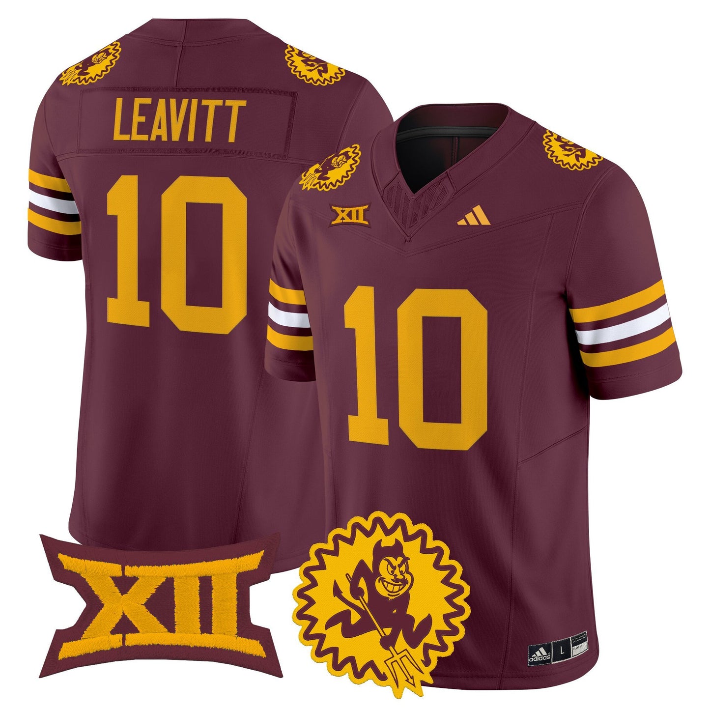 Men's Arizona State Sun Devils 1975 Throwback Vapor Limited Jersey - All Stitched