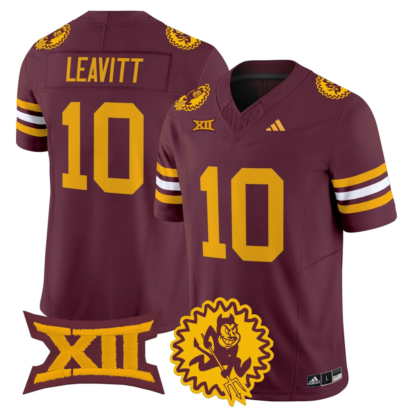 Men's Arizona State Sun Devils 1975 Throwback Vapor Limited Jersey - All Stitched
