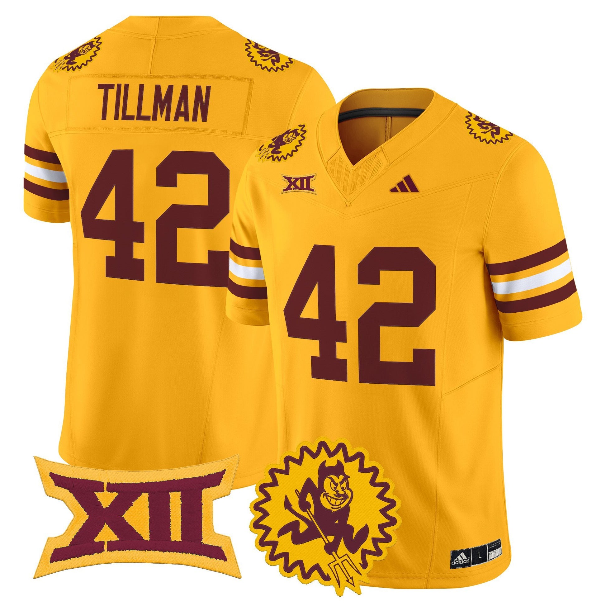 Men's Arizona State Sun Devils 1975 Throwback Vapor Limited Jersey - All Stitched