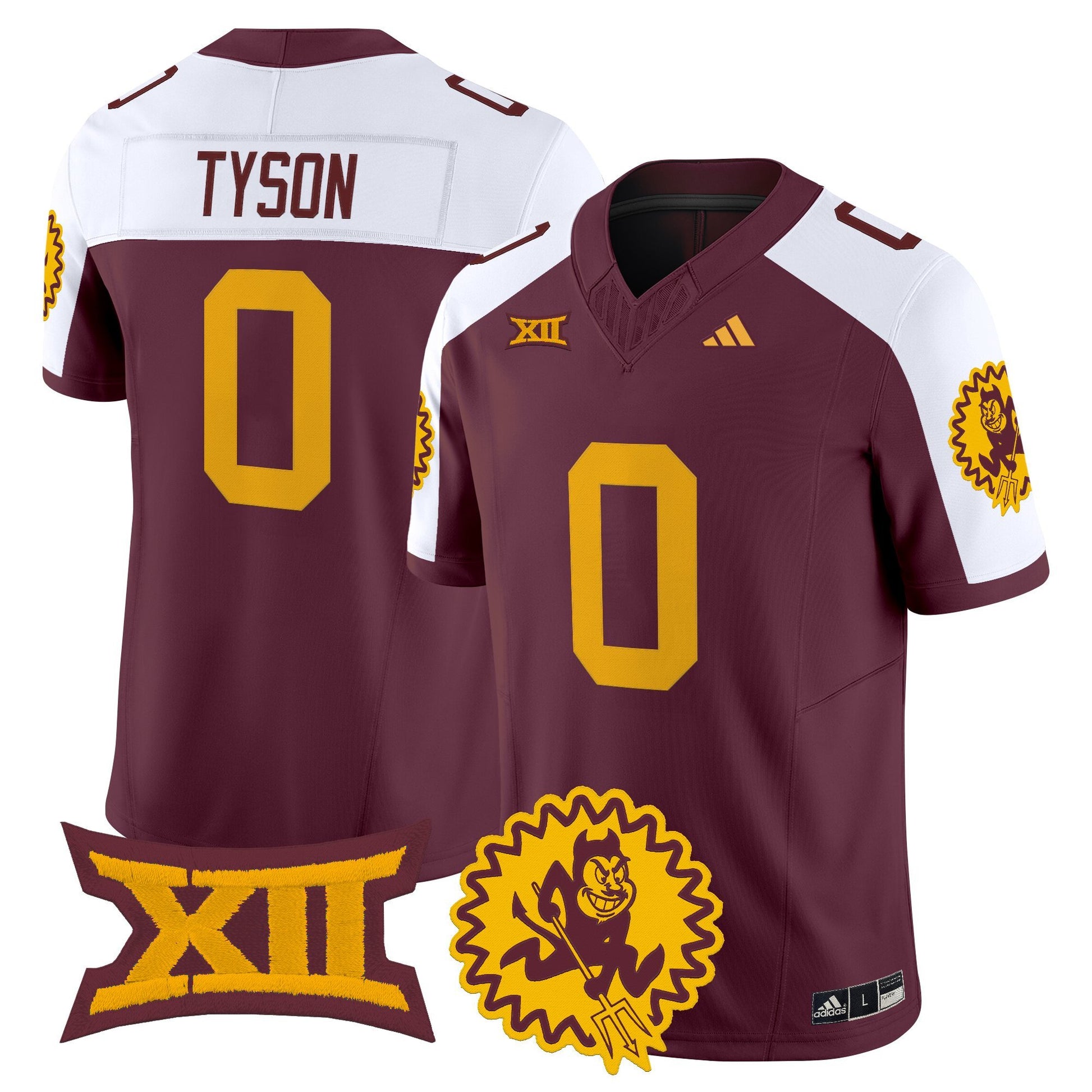 Men's Arizona State Sun Devils 1975 Throwback Vapor Limited Jersey - All Stitched