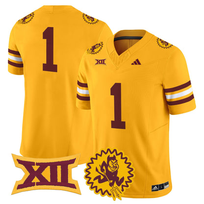 Men's Arizona State Sun Devils 1975 Throwback Vapor Limited Jersey - All Stitched