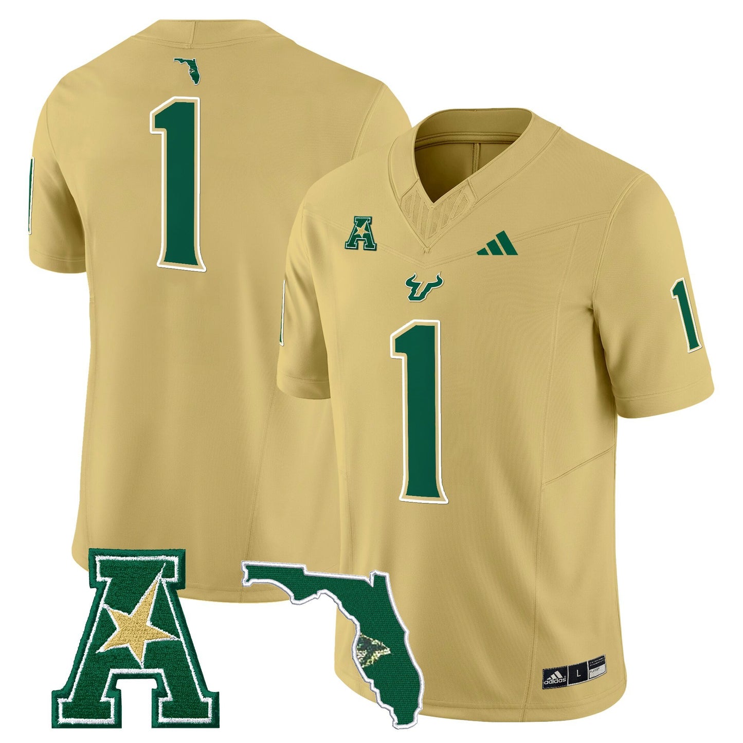 Men's South Florida Bulls 2025 Vapor Limited Jersey - All Stitched