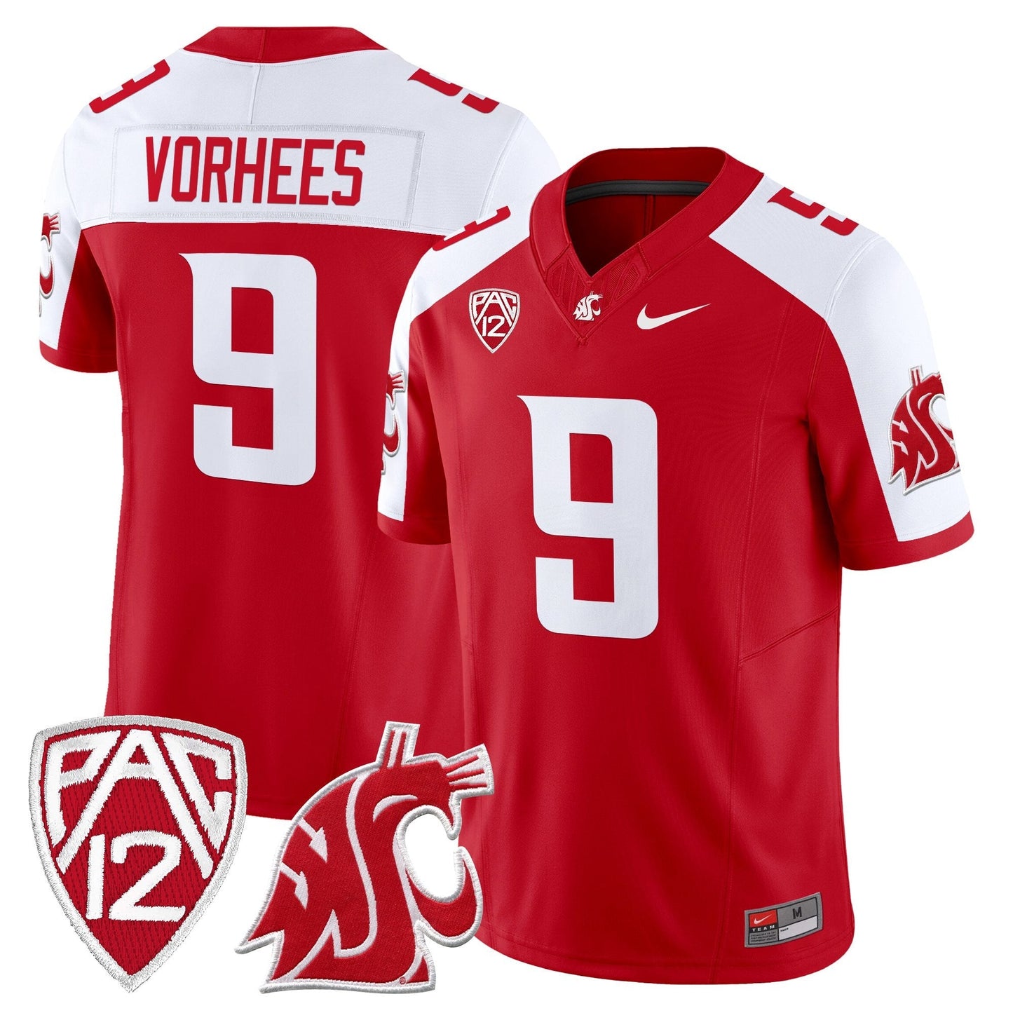 Men's Washington State Cougars 2025 Vapor Limited Jersey - All Stitched