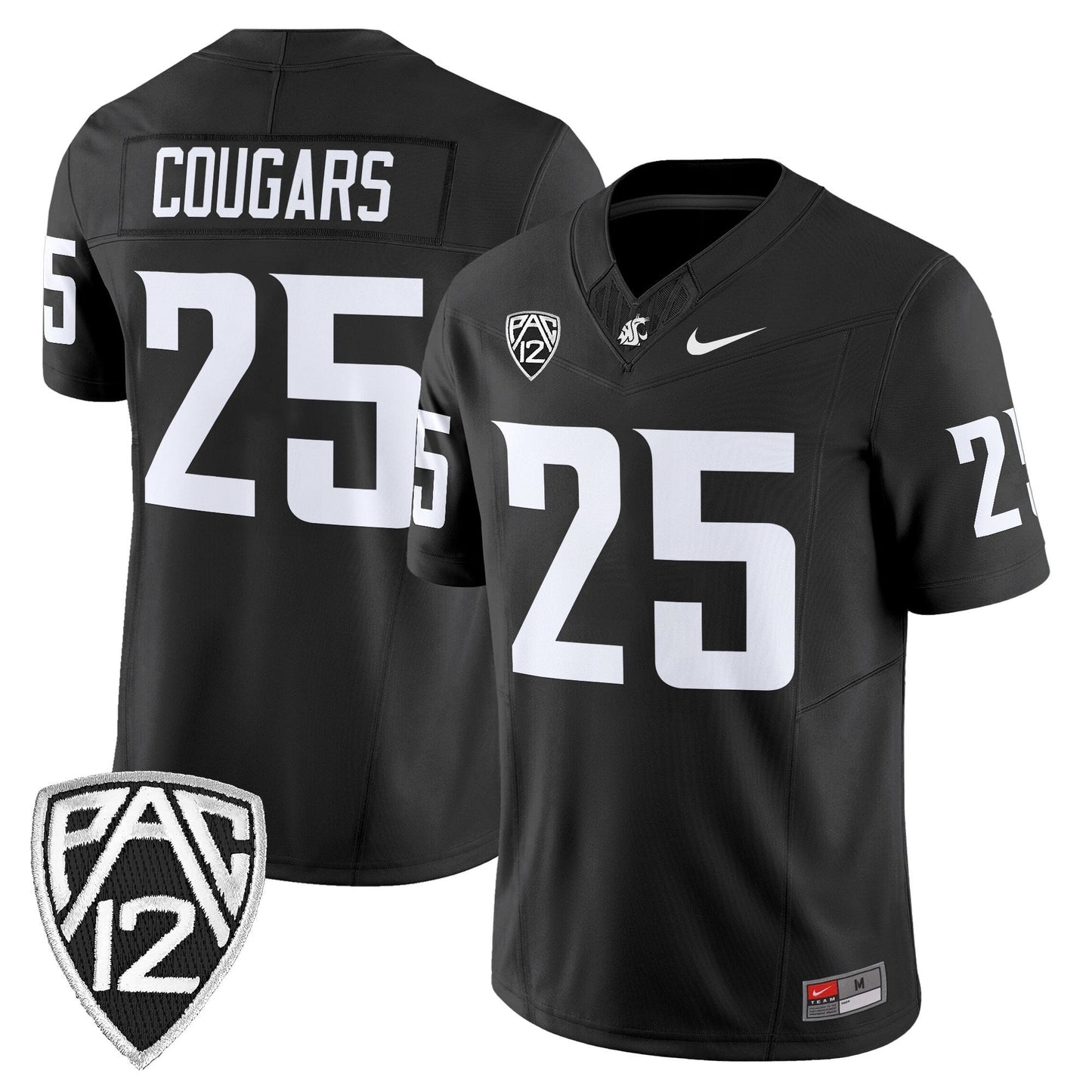 Men's Washington State Cougars 2025 Vapor Limited Jersey - All Stitched