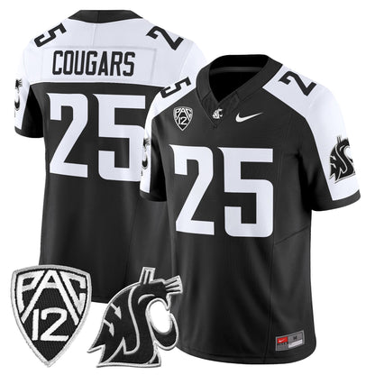 Men's Washington State Cougars 2025 Vapor Limited Jersey - All Stitched