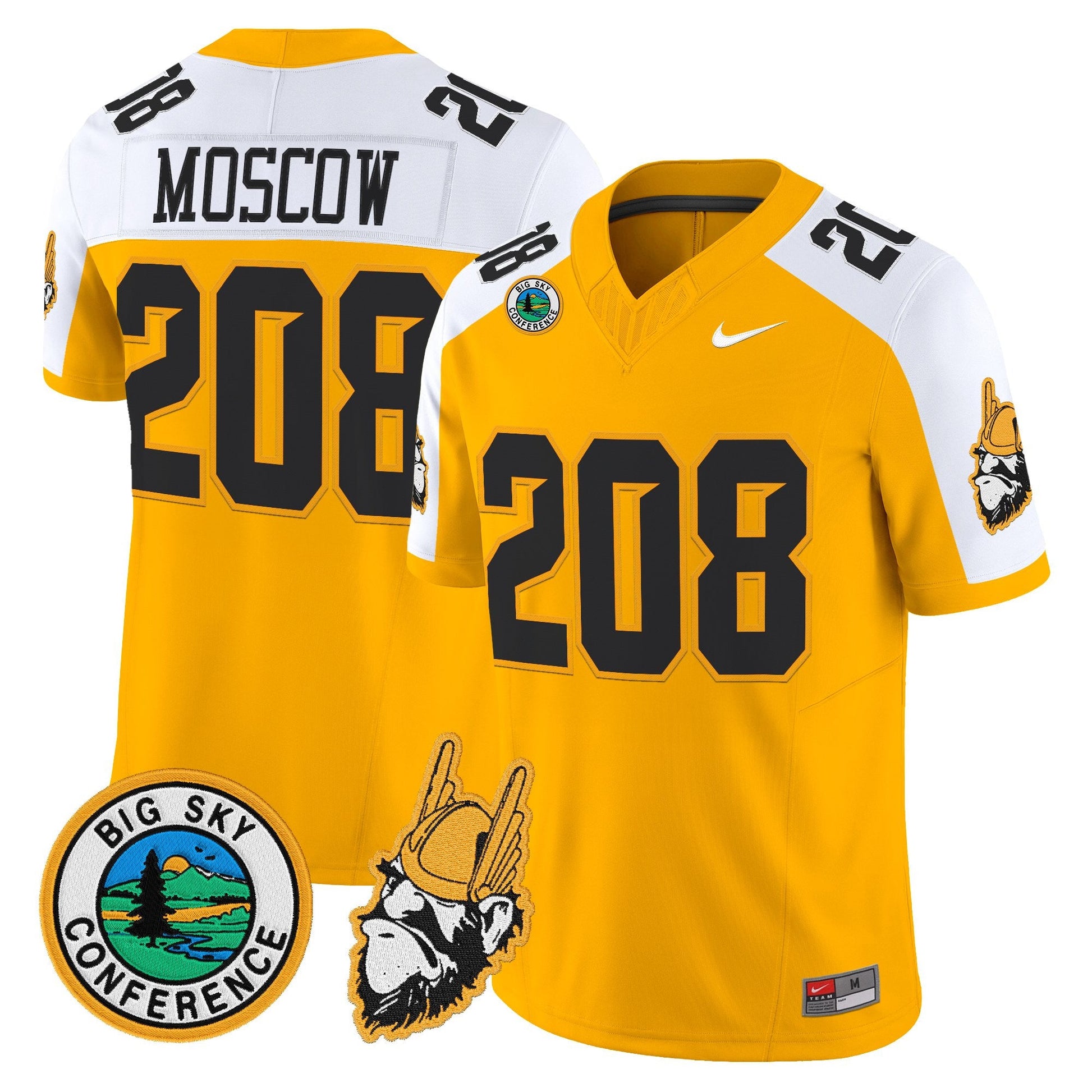 Men's Idaho Vandals 1975 Throwback Vapor Limited Jersey - All Stitched