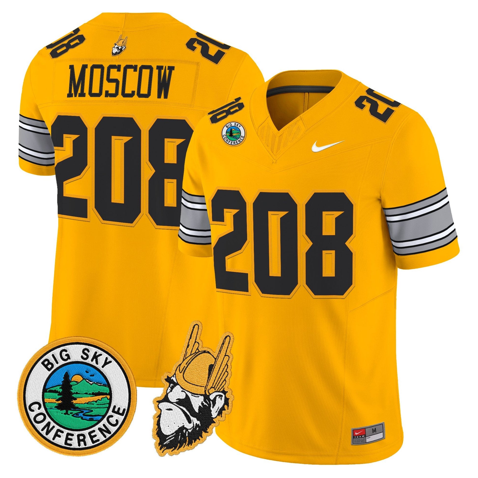 Men's Idaho Vandals 1975 Throwback Vapor Limited Jersey - All Stitched
