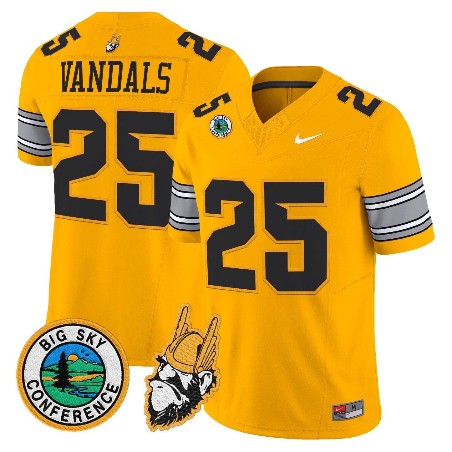 Men's Idaho Vandals 1975 Throwback Vapor Limited Jersey - All Stitched