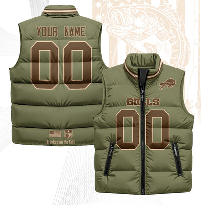 Buffalo Bills Fishing Unisex Puffer Vest