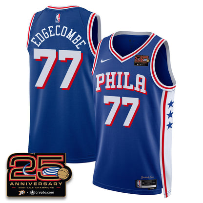 Philadelphia 76ers 25th Anniversary Jersey - All Stitched