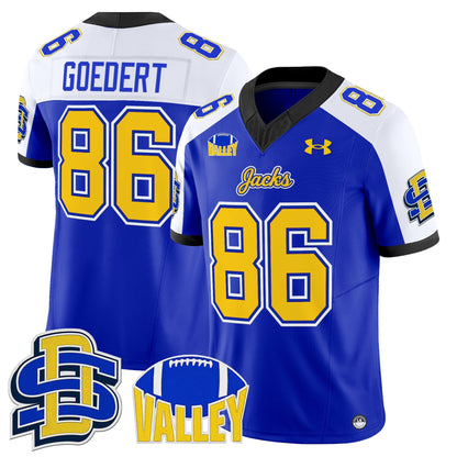 Men's South Dakota State Jackrabbits 2025 Vapor Limited Jersey - All Stitched
