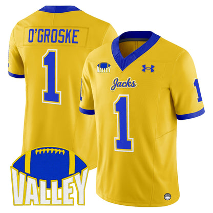 Men's South Dakota State Jackrabbits 2025 Vapor Limited Jersey - All Stitched
