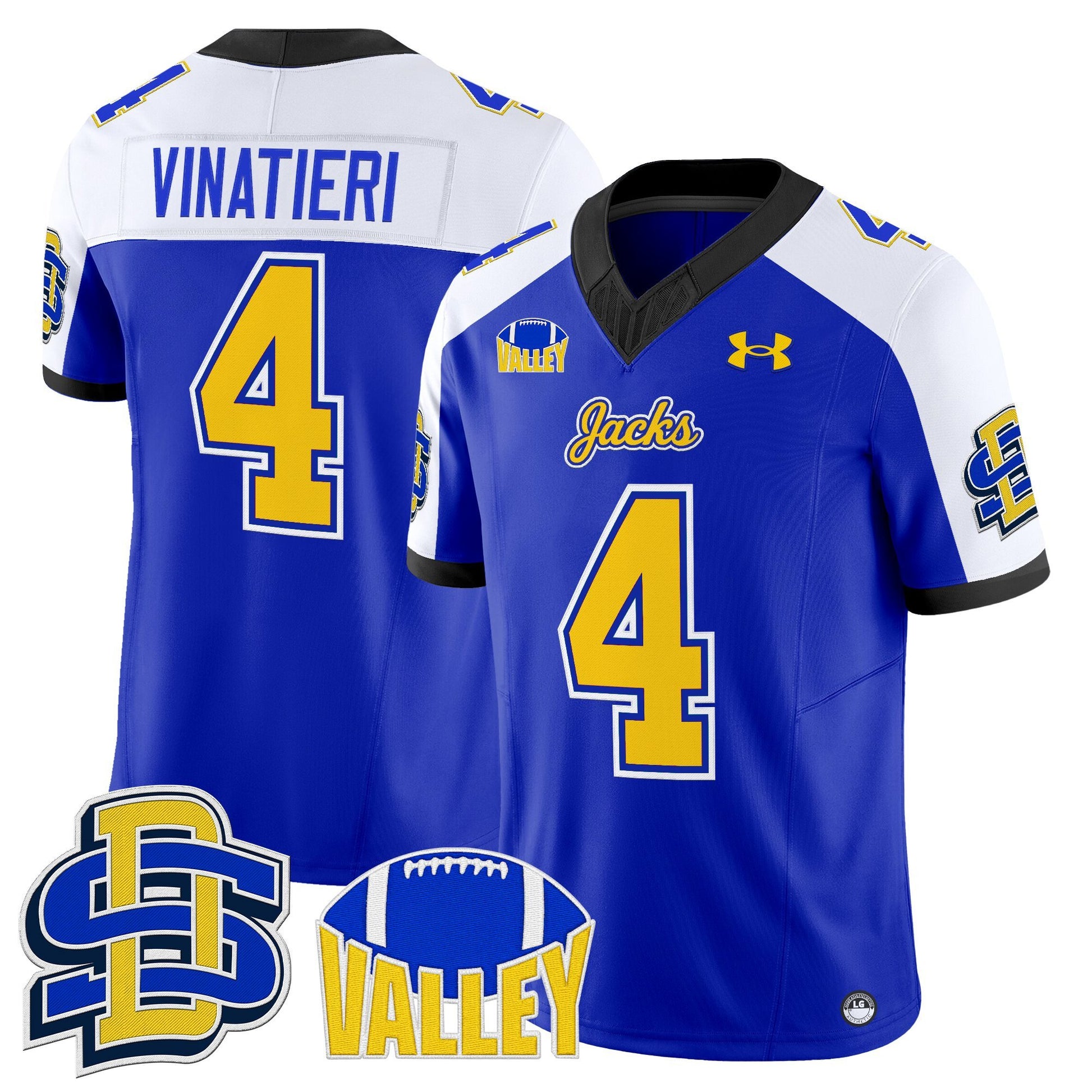 Men's South Dakota State Jackrabbits 2025 Vapor Limited Jersey - All Stitched
