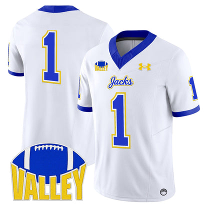 Men's South Dakota State Jackrabbits 2025 Vapor Limited Jersey - All Stitched