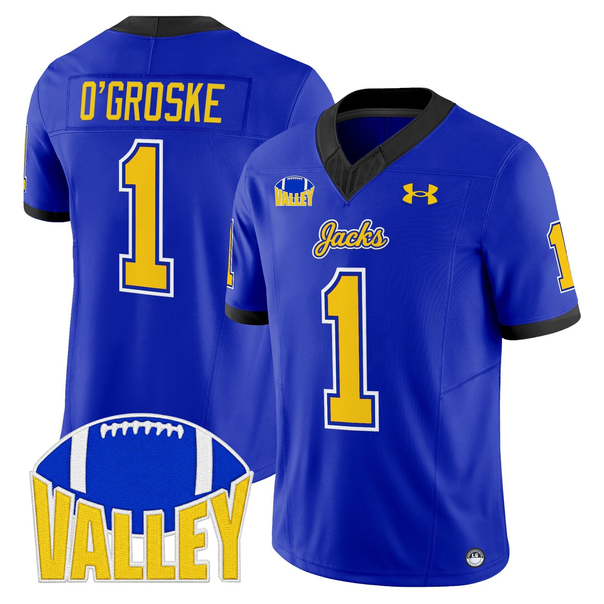 Men's South Dakota State Jackrabbits 2025 Vapor Limited Jersey - All Stitched