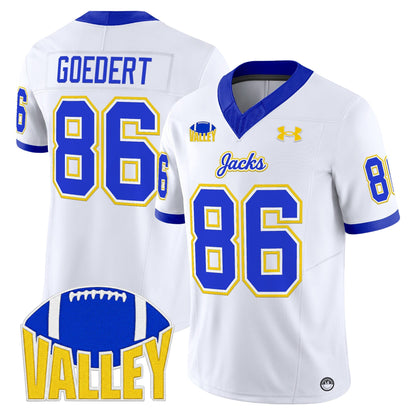 Men's South Dakota State Jackrabbits 2025 Vapor Limited Jersey - All Stitched