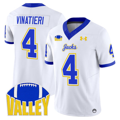 Men's South Dakota State Jackrabbits 2025 Vapor Limited Jersey - All Stitched