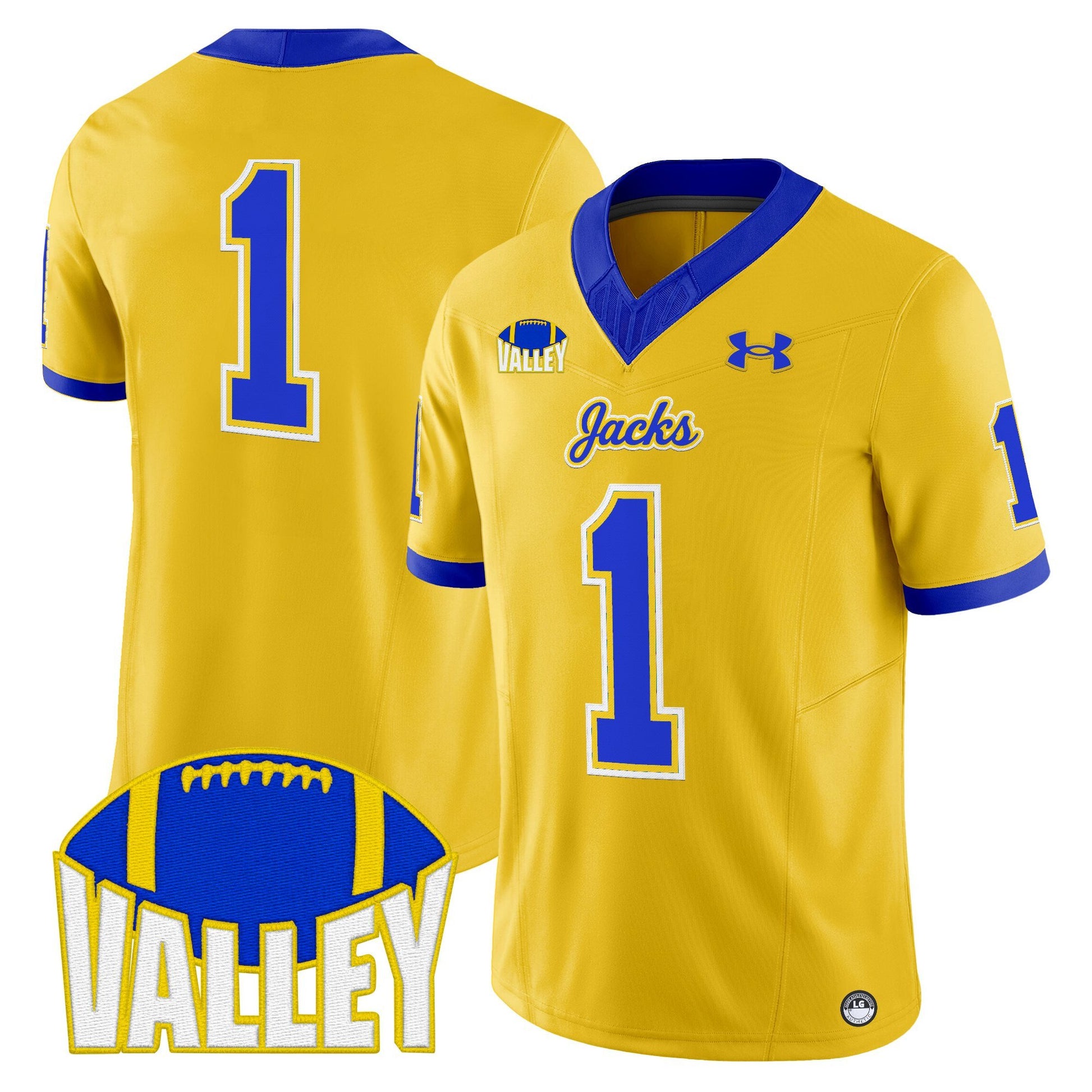 Men's South Dakota State Jackrabbits 2025 Vapor Limited Jersey - All Stitched