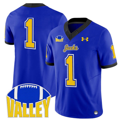 Men's South Dakota State Jackrabbits 2025 Vapor Limited Jersey - All Stitched
