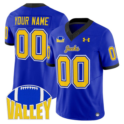 South Dakota State Jackrabbits 2025 Vapor Limited Custom Jersey - All Stitched