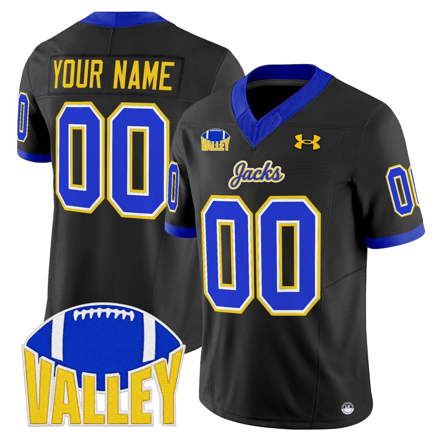 South Dakota State Jackrabbits 2025 Vapor Limited Custom Jersey - All Stitched