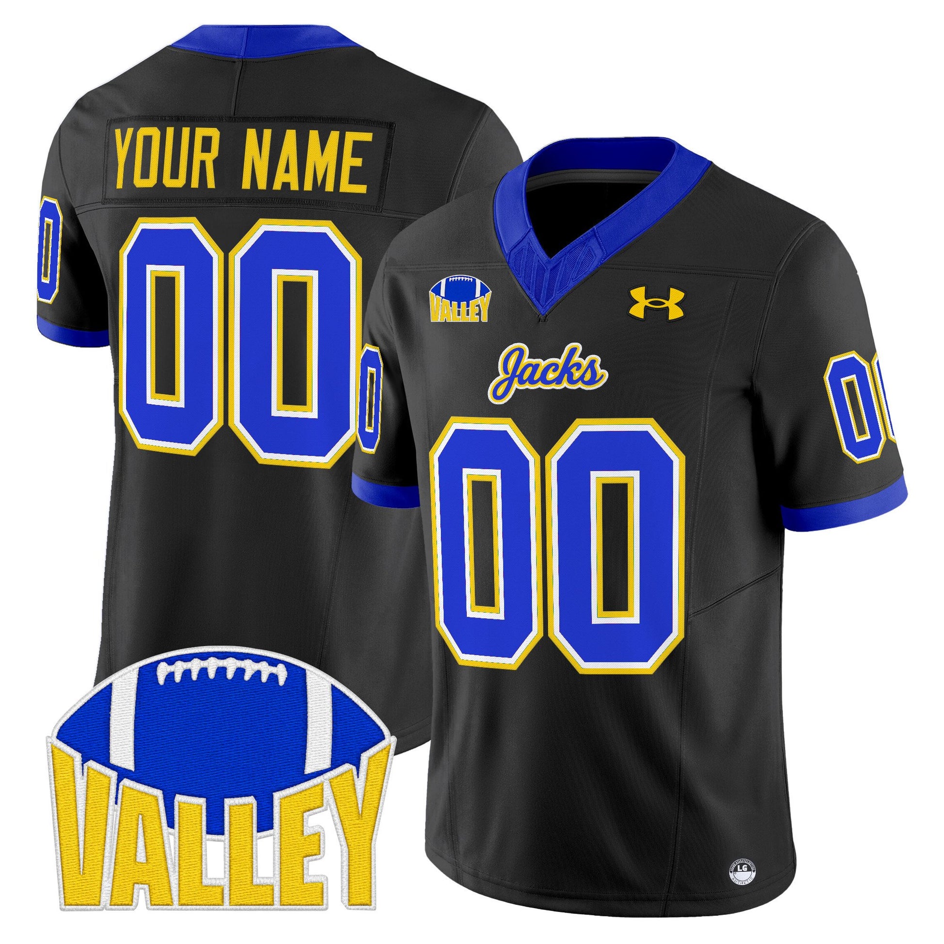 South Dakota State Jackrabbits 2025 Vapor Limited Custom Jersey - All Stitched