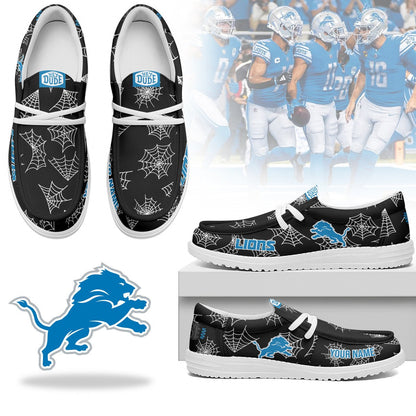 Men's Detroit Lions Halloween Hey Dude Shoes