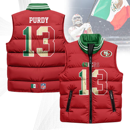 San Francisco 49ers Mexico Puffer Vest