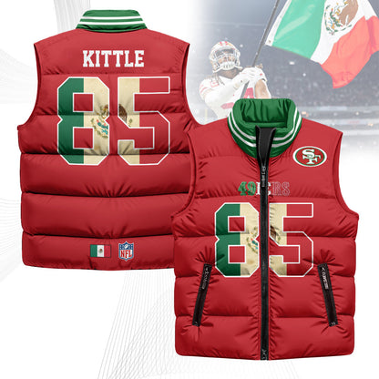 San Francisco 49ers Mexico Puffer Vest