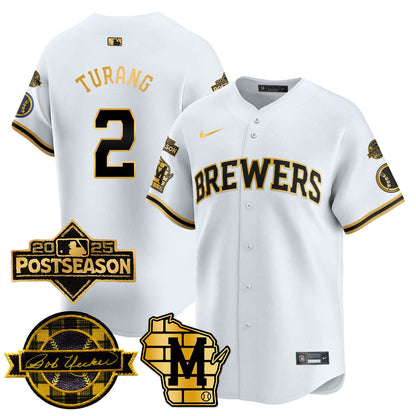 Milwaukee Brewers 2025 Postseason Jersey - All Stitched