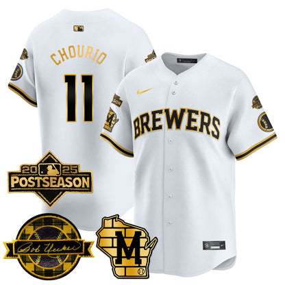 Milwaukee Brewers 2025 Postseason Jersey - All Stitched