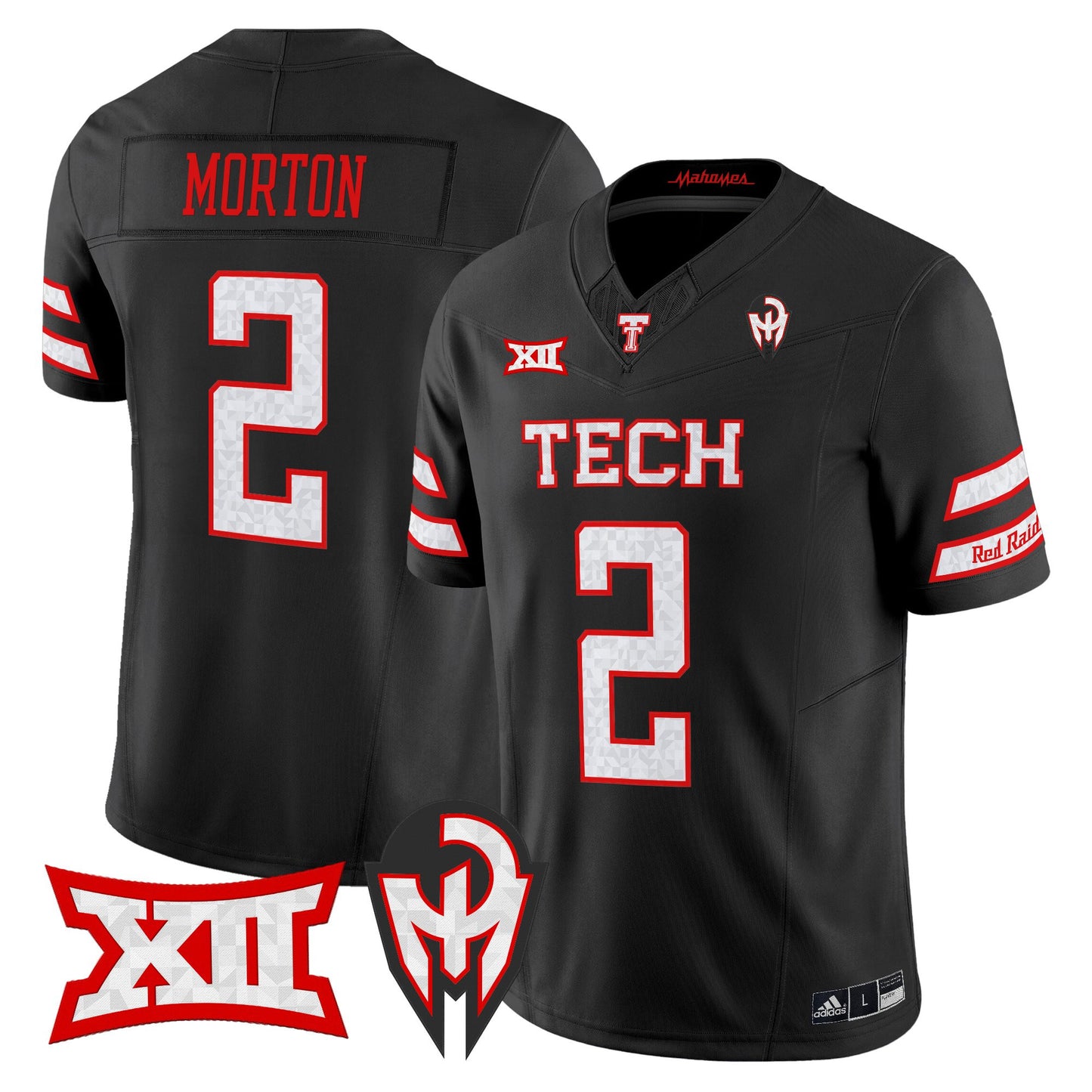 Men's Texas Tech Red Raiders 'Too Cold' Vapor Limited Jersey - Mahomes Collection - All Stitched