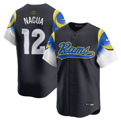 Los Angeles Rams Rivalry Series Baseball Jersey - All Stitched