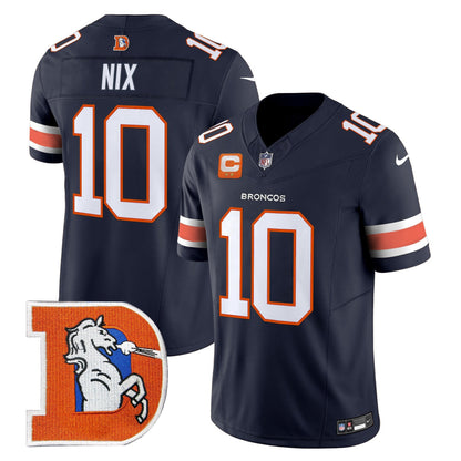 Men's Denver Broncos Throwback Vapor Limited Jersey V2 - All Stitched