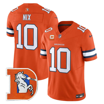 Men's Denver Broncos Throwback Vapor Limited Jersey V2 - All Stitched