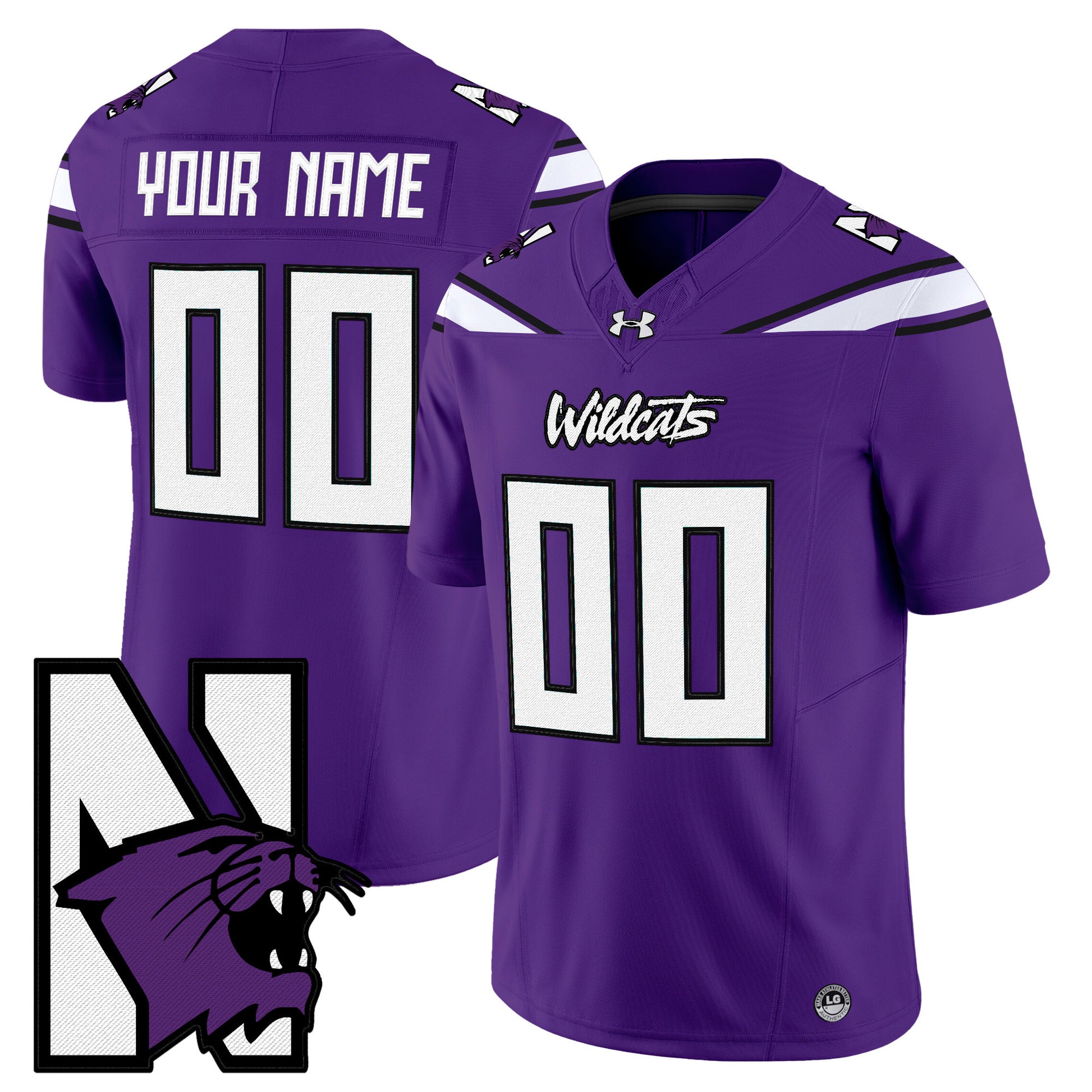 Northwestern Wildcats Honoring ’95 Vapor Limited Custom Jersey - All Stitched